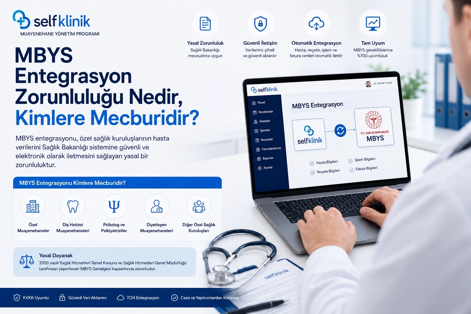 MBYS entegrasyon sureci - Self Klinik