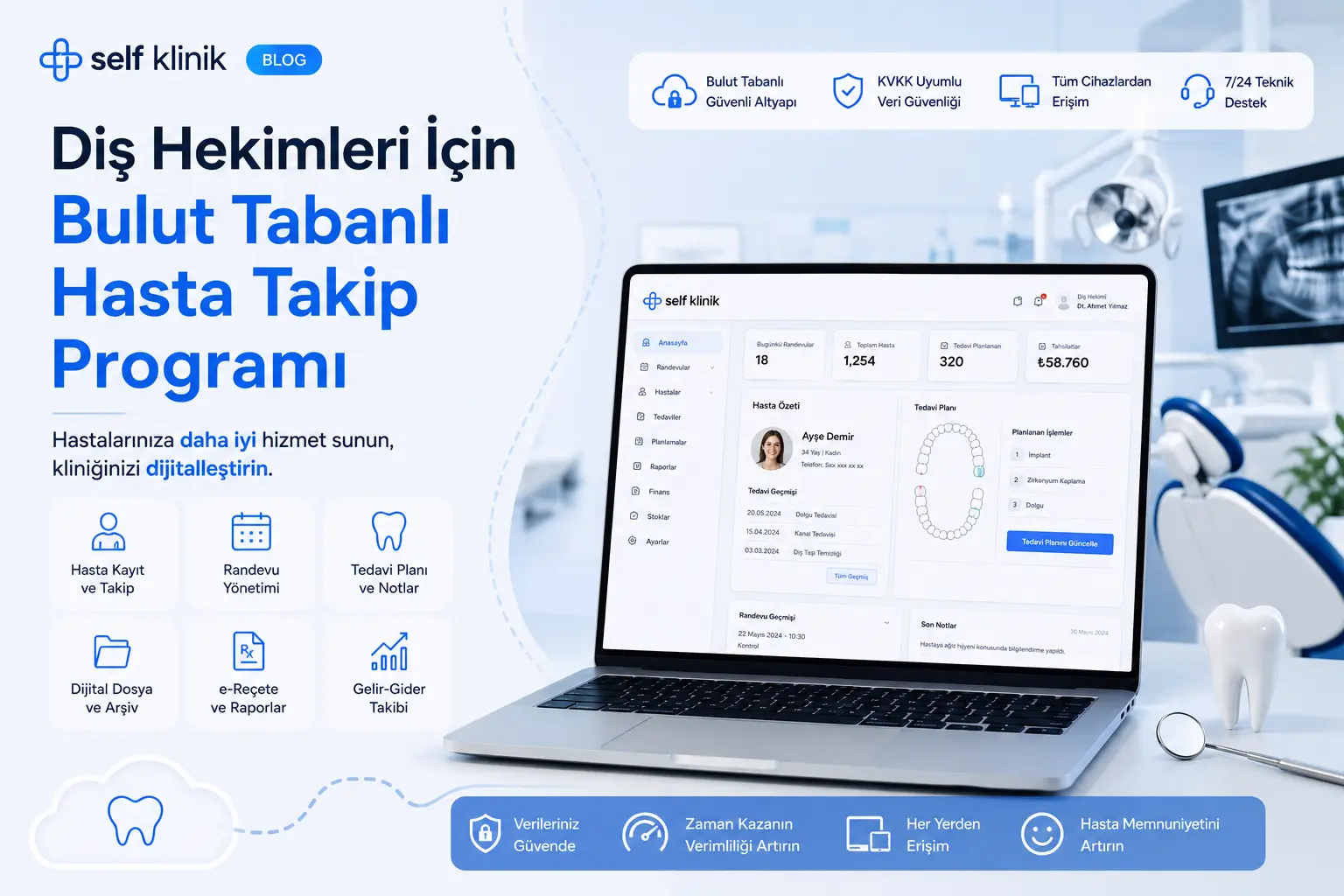Diş Hekimleri İçin Bulut Tabanlı Hasta Takip Programı